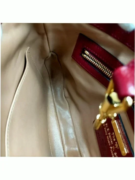 Authentic Gucci Jackie 1961 Floral Canvas Small Shoulder Bag Red Leather Trim - Picture 12 of 16